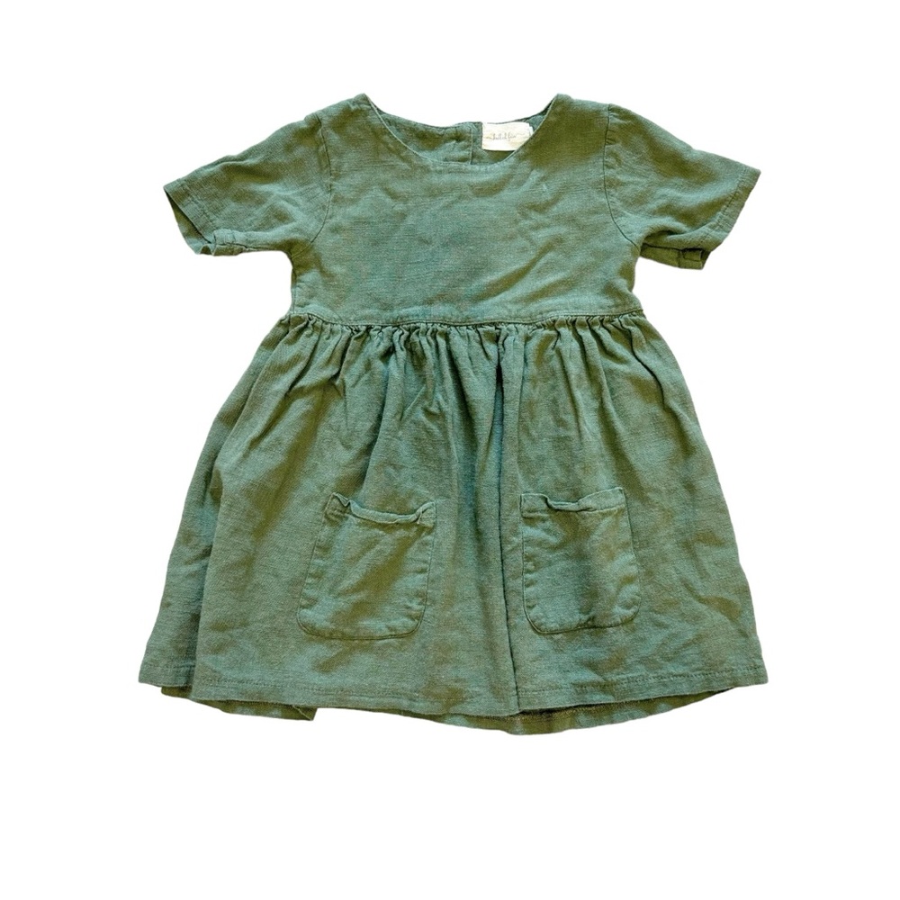 Knotted Fern Green Dress